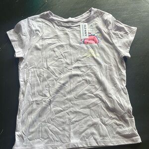 NWT Girls Old Navy Lavender Tee All Smiles - L 10-13